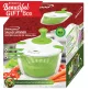 Brentwood® Salad Spinner with 5-Qt. Serving Bowl (White)