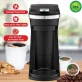 Brentwood® 800-Watt Single-Serve Coffee Maker with Reusable Filter Basket for K-Cup® Pods and Ground Coffee