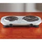Brentwood® 1,500-Watt Double Electric Burner (White)