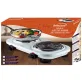 Brentwood® 1,500-Watt Double Electric Burner (White)