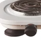 Brentwood® 1,500-Watt Double Electric Burner (White)