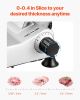 Meat Slicer 180W 10" Electric Deli Food Slicer for Frozen Meat Bread Cheese