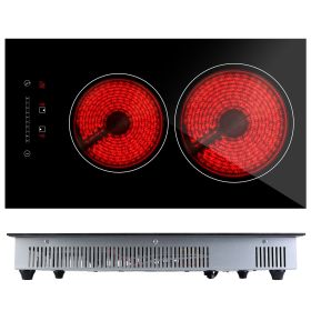 1Pc Dual Induction Burners Electric Cooktop 110V Total 1900W Electric Stove