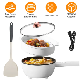Electric Hot Pot Non-Stick Frying Pan