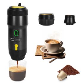 1Pc Portable Electric Espresso Machine Cordless Coffee Maker Self Heating Car Espresso Maker
