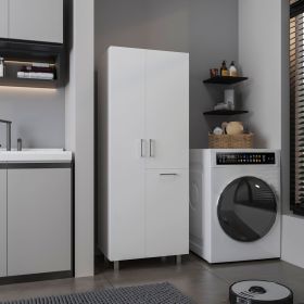 Scranton Storage Cabinet, 2 Doors, 1 Drawer, 3 Shelves, 4 Legs