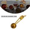 (4 pack) 5-Piece Stainless Steel Measuring Spoon Set