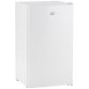 HOMCOM 3.2 Cu.Ft Mini Fridge with Freezer, Compact Refrigerator with Adjustable Shelf, Mechanical Thermostat, Reversible Door, White